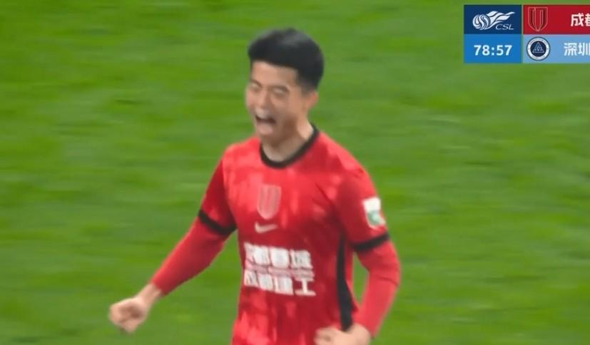 廖荣祥:第一次在成都主场进球很开心,这也是回馈球迷的支持